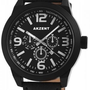 Akzent Black Chronolook Rannekello