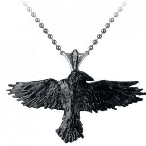 Alchemy Gothic Black Raven Riipus