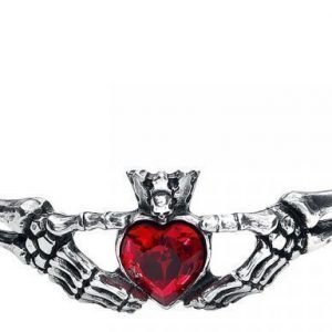 Alchemy Gothic Claddagh Choker Kaulakoru