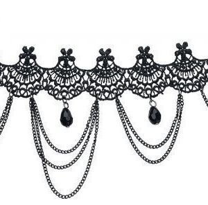 Banned Lace Choker Kaulakoru