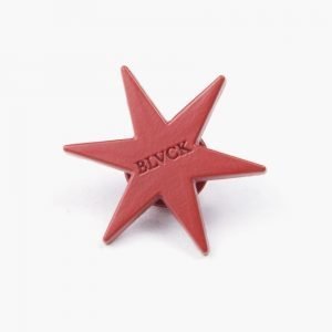 Black Scale Six Point Star Pin
