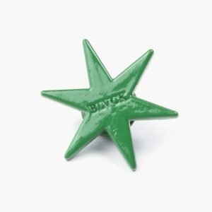 Black Scale Six Point Star Pin