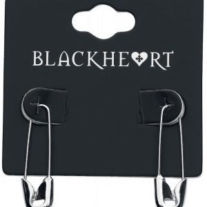 Blackheart Safety Pin Korvakoru