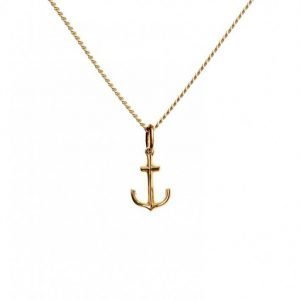 Blue Billie Anchor Charm Riipus Kulta