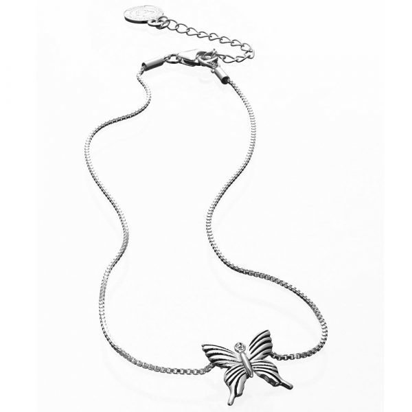 Carolina Gynning Butterfly Kaulakoru Child S Sterling Silver