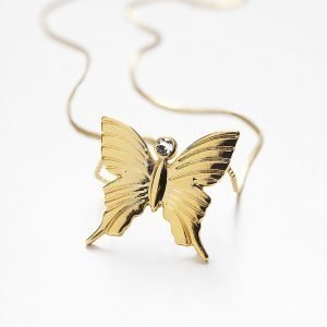 Carolina Gynning Butterfly Kaulakoru Mother S 18k Kulta