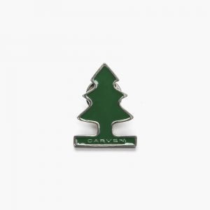 Carven Christmas Tree Metal Pin