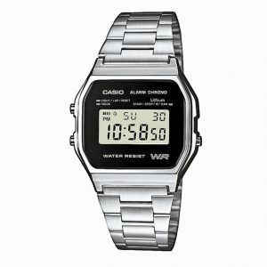 Casio A158WEA-1EF Kello Hopea