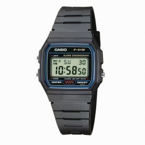 Casio F-91W-1YEF Kello Musta