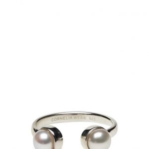 Cornelia Webb Pearled Open Ring X-Small Classic sormus