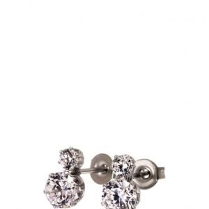 Edblad Crown Studs Double Steel korvakorut