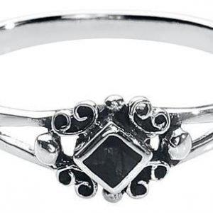 Etnox Fine Silver Rhombus Sormus