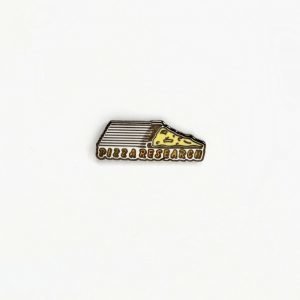 Gasius Pizza Research Logo Type Pin