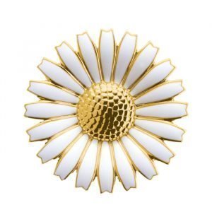 Georg Jensen Daisy Riipus / Rintaneula Valkoinen