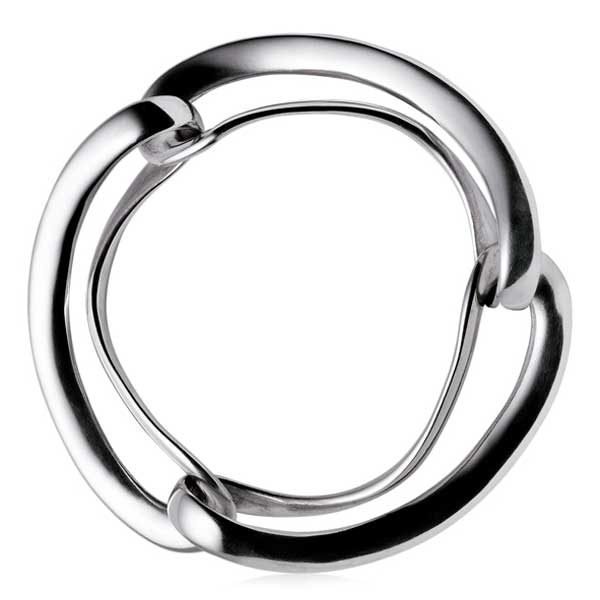 Georg Jensen Infinity Rannekoru Silver Bangle Small / Medium