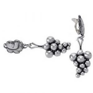 Georg Jensen Moonlight Klipsit Hopea