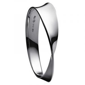 Georg Jensen Möbius Rannekoru Silver Bangle Small / Medium