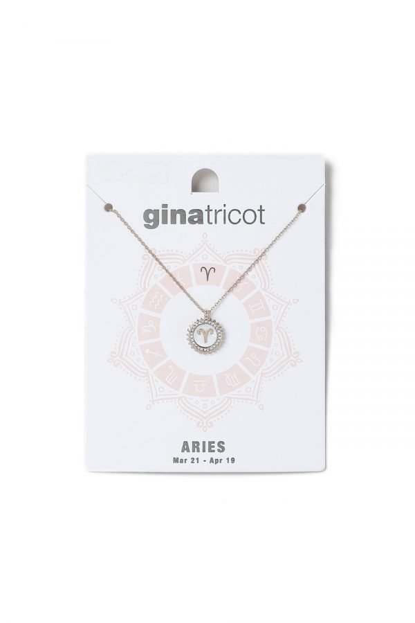 Gina Tricot Aries Horoscope Shell Necklace Kaulakoru