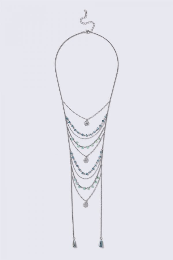 Gina Tricot Bead Ladder Necklace Kaulakoru