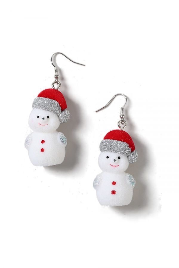Gina Tricot Christmas Snowman Earrings Korvakorut