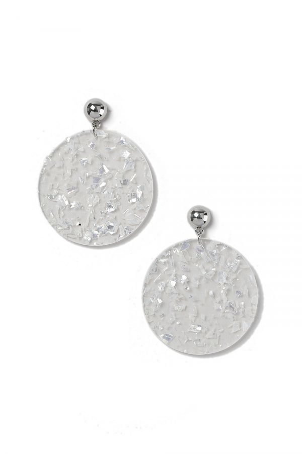 Gina Tricot Glitter Disc Drop Earrings Korvakorut