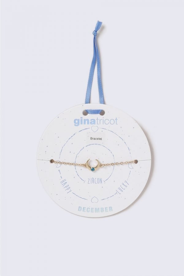 Gina Tricot Gold Look December Blue Birthstone Wristwear Rannekoru