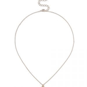 Gina Tricot Gold Look Heart Necklace Kaulakoru