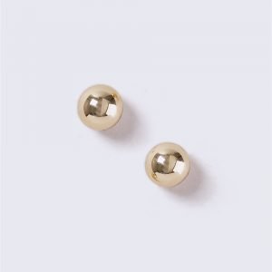 Gina Tricot Gold Plated Small Ball Stud Earrings Korvakorut