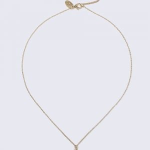 Gina Tricot Gold Stirrup Ditsy Necklace Kaulakoru