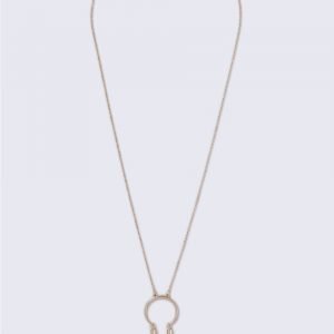 Gina Tricot Half Moon Chain In Gold Kaulakoru