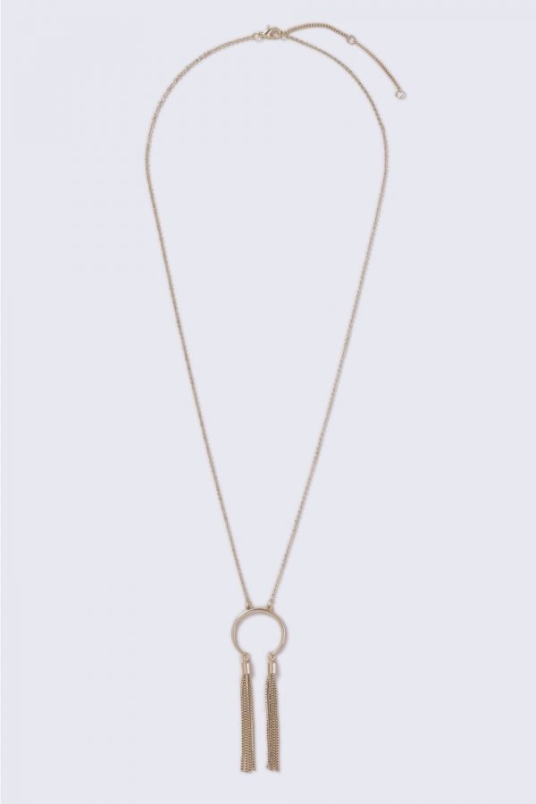 Gina Tricot Half Moon Chain In Gold Kaulakoru