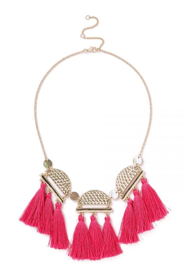 Gina Tricot Hammer Tassel Necklace Kaulakoru