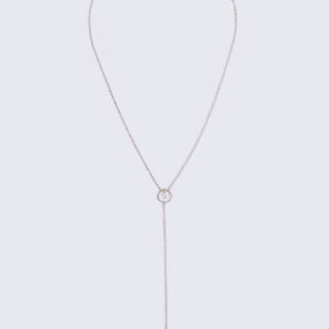 Gina Tricot Loved Rose Gold Y Neck Necklace Kaulakoru