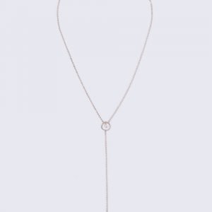 Gina Tricot Loved Rose Gold Y Neck Necklace Kaulakoru