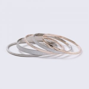 Gina Tricot Mixed Metal Bangle Pack Rannekoru