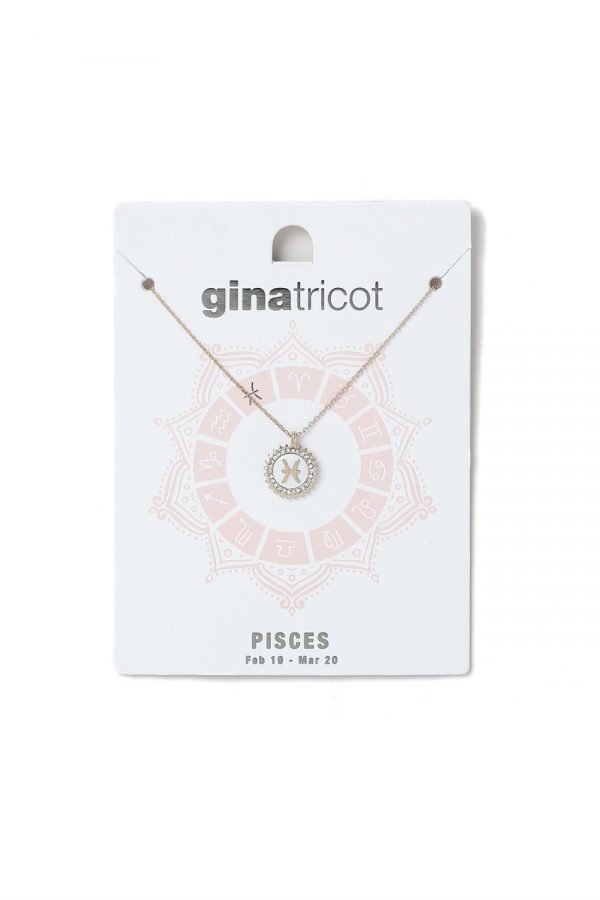 Gina Tricot Pices Horoscope Shell Necklace Kaulakoru