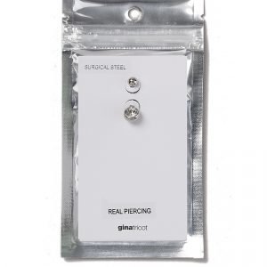 Gina Tricot Rhodium Belly Bar Napakoru