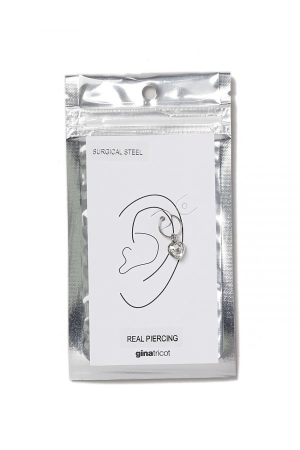 Gina Tricot Rhodium Helix Earring Korvakorut