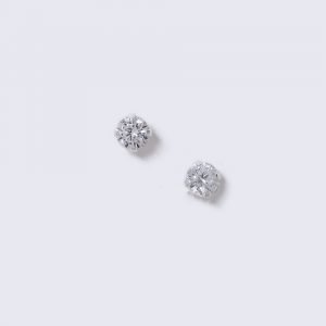 Gina Tricot Sterling Silver Cubic Zirconia Studs Korvakorut