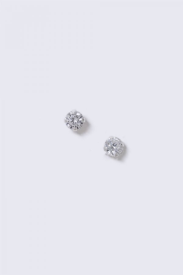 Gina Tricot Sterling Silver Cubic Zirconia Studs Korvakorut