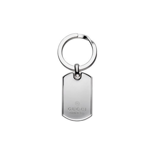 Gucci Avaimenperä Gucci Dog Tag / Laatta Hopea