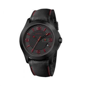 Gucci G Timeless Miesten Rannekello Musta Techno / Punainen Xl