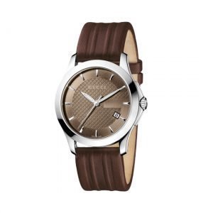 Gucci G Timeless Unisex Kello Ruskea / Teräs M