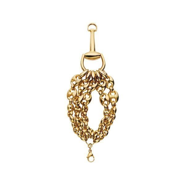 Gucci Horsebit Marina Chain Rannekoru Kulta 16 Cm