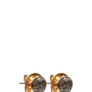 Jewlscph Earrings Black Globes korvakorut