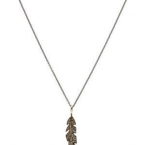 Jewlscph Necklace Feather kaulakoru