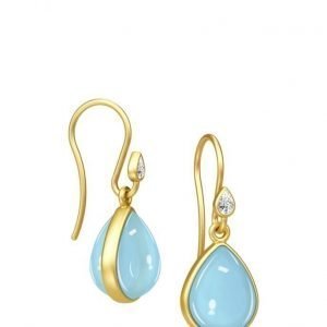 Julie Sandlau Aurora Earring Gold/Blue korvakorut