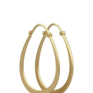 Julie Sandlau Classic Pear Hoop Earring Gold korvakorut