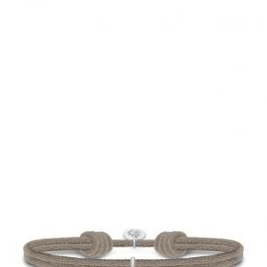 Julie Sandlau Love Satin Bracelet Rhodium/Sand rannekoru