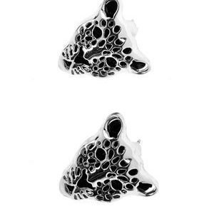 La Femme Confiante A.C Leopard Earrings Copper